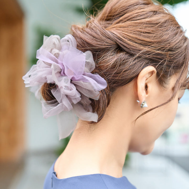 オフィス｜彩る咲き編みシュシュ – 咲き編みアーティストchiko