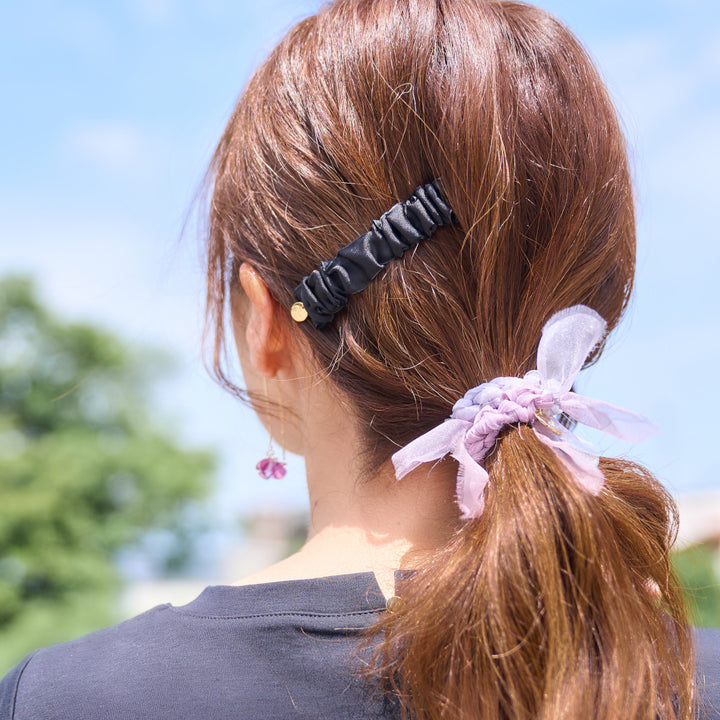 大人のパッチン｜ヘアピン｜ブラック – 咲き編みアーティストchiko