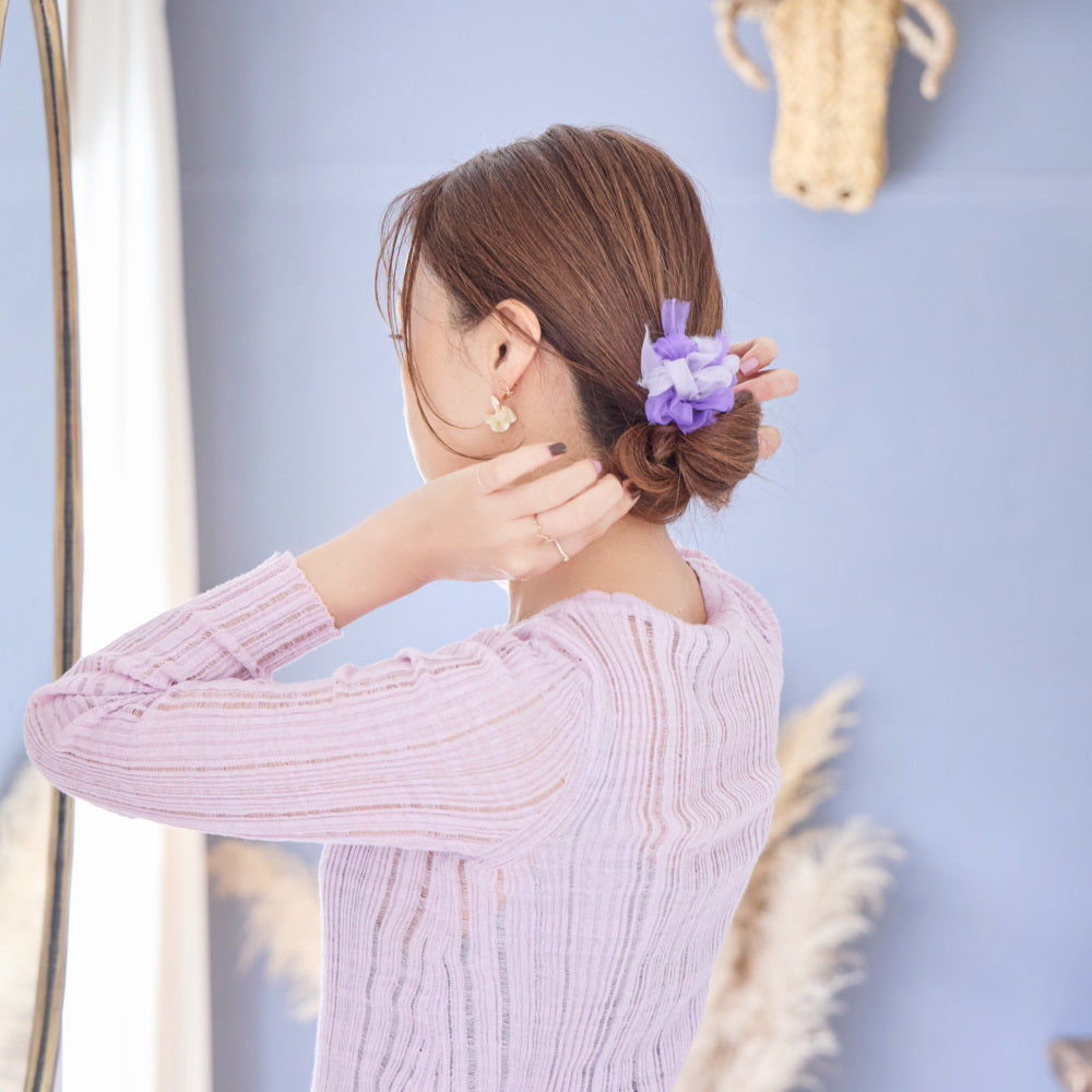 誕生石｜咲き編みヘアゴム – 咲き編みアーティストchiko