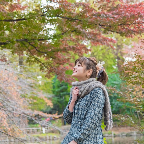 ベーシック｜彩る咲き編みシュシュ