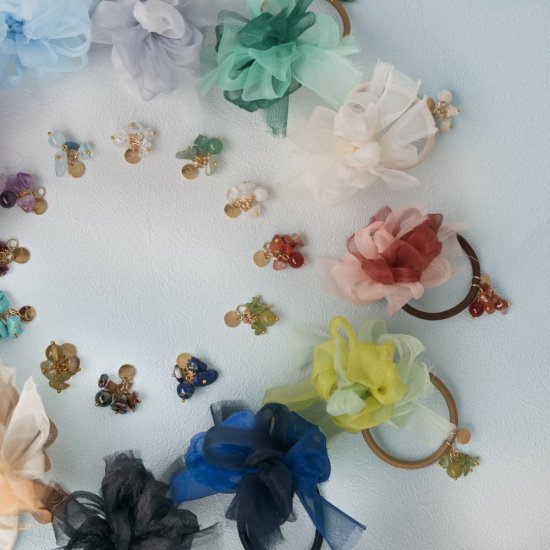 誕生石｜咲き編みヘアゴム – 咲き編みアーティストchiko