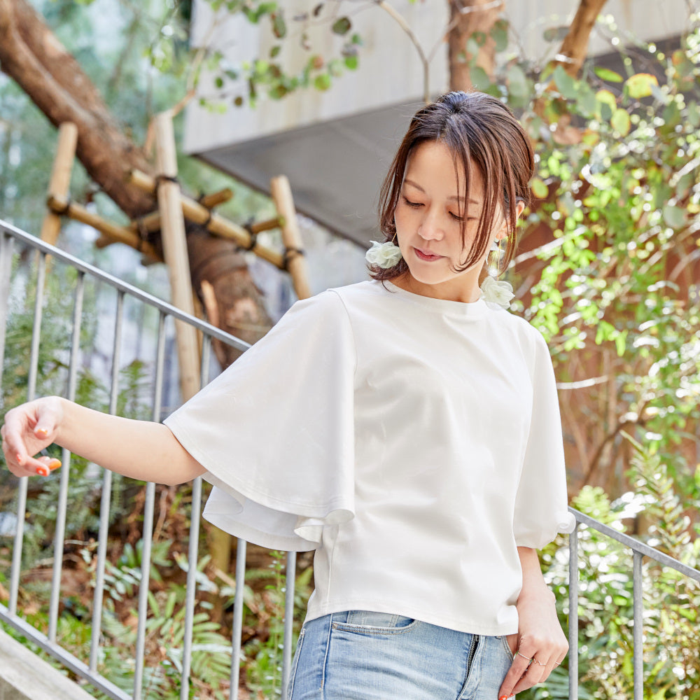 美しく風を感じる接触冷感Tシャツ｜リリィ