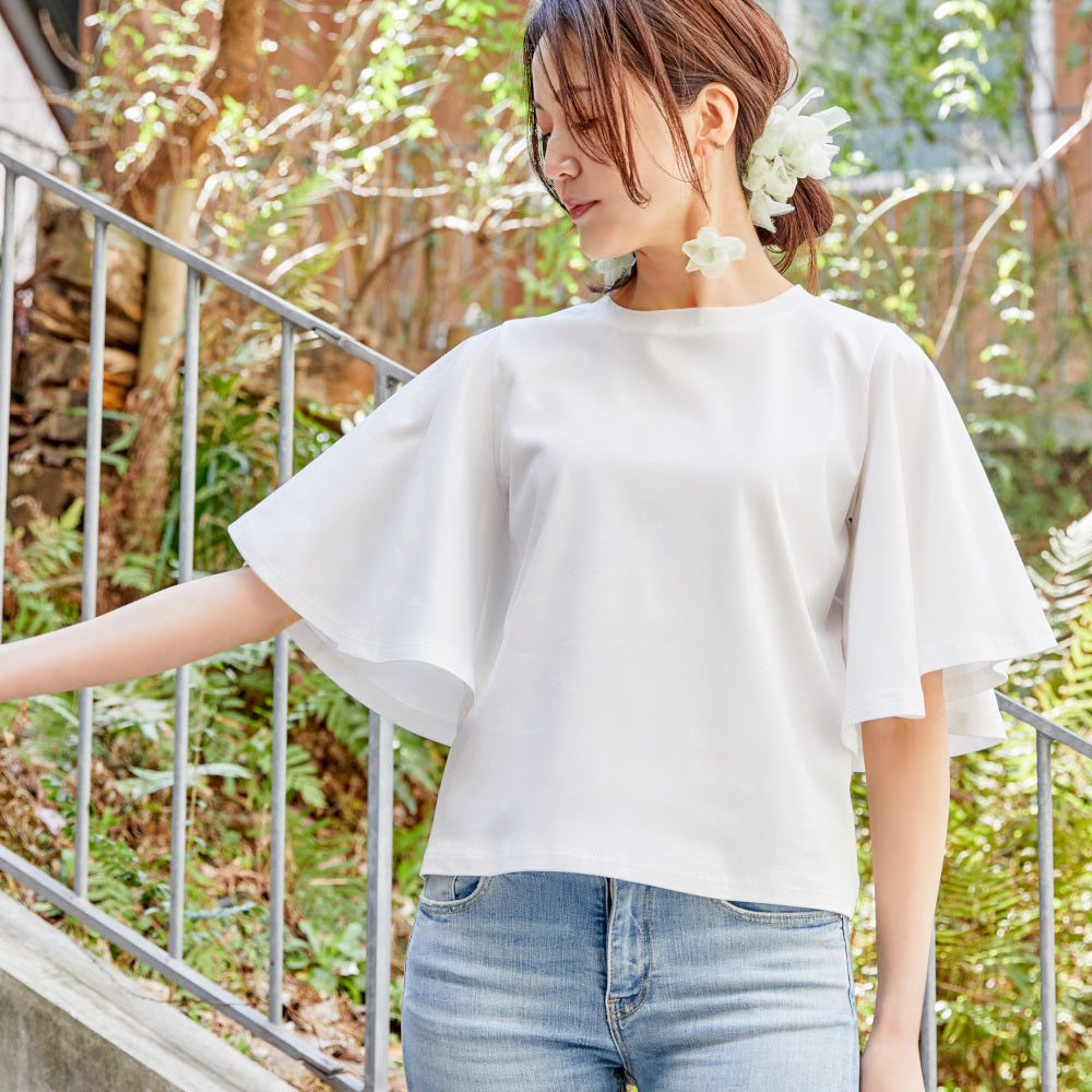 美しく風を感じる接触冷感Tシャツ｜リリィ