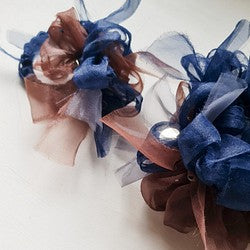 Azzurro | Braided Hair Scrunchie 