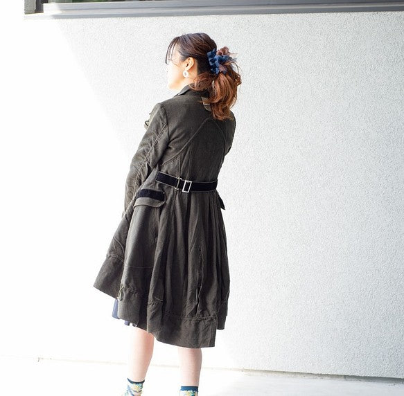 Azzurro | Braided Hair Scrunchie 