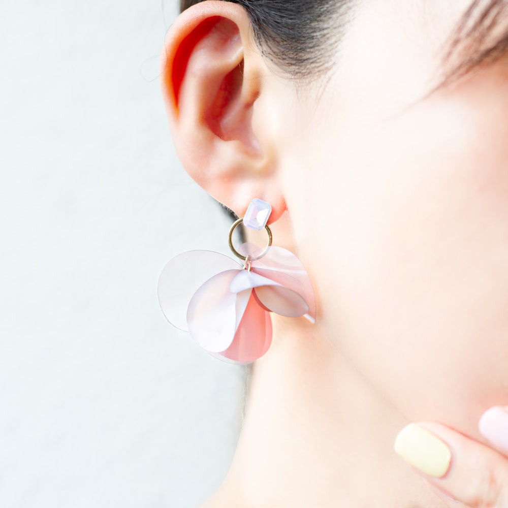 ぶどう｜ピアス/イヤリング – 咲き編みアーティストchiko