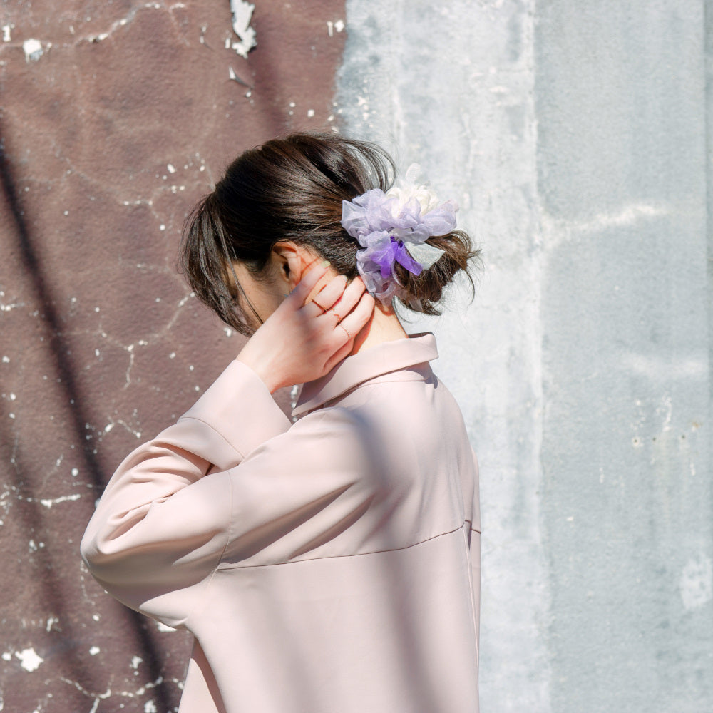 春限定】アネモネ｜彩る咲き編みシュシュ – 咲き編みアーティストchiko